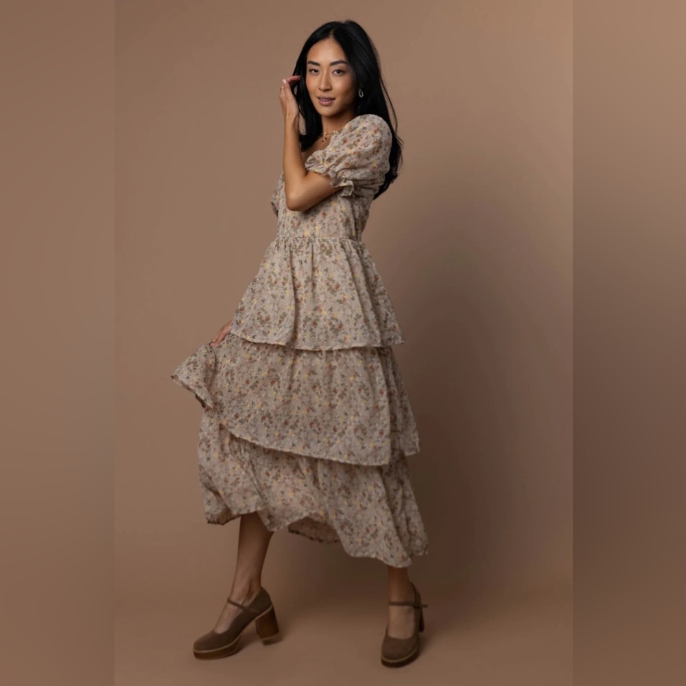 Bohme Mikel Maxi Dress Taupe